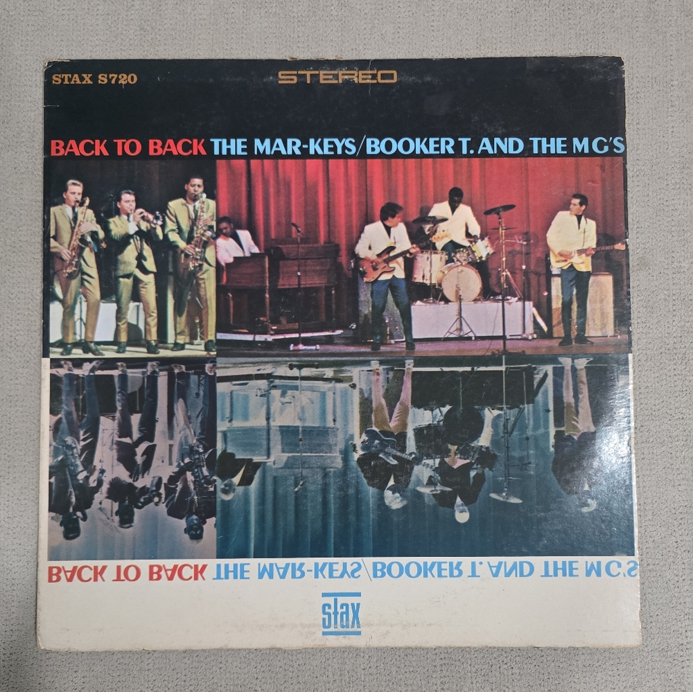 Unk Vinyl Record - Back to Back by The Mar-Keys/Booker T. and the MG's